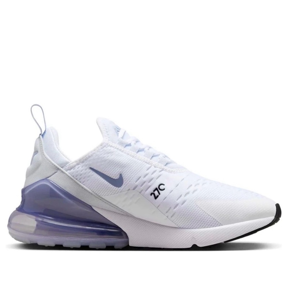 Nike Women's Air Max 270 Sneakers in White and Purple